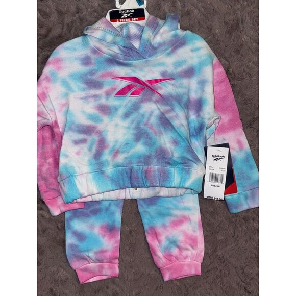 Reebok Toddler Tie-Dye 2-Piece Set 24M - Picture 1 of 5